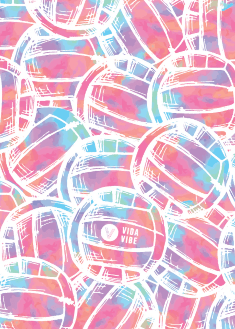 Tie Dye Volleyball Blanket